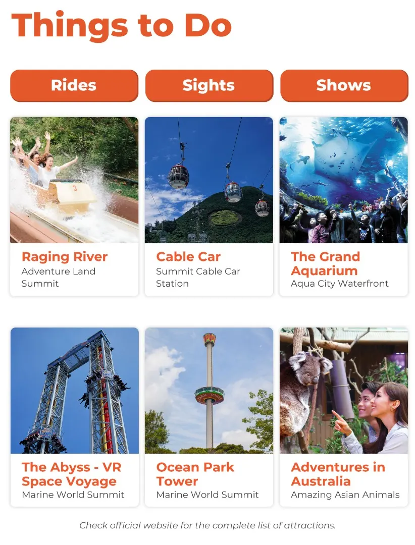 Buy Ocean Park Hong Kong Tickets Meal Coupons Ocean Fastrack Vouchers